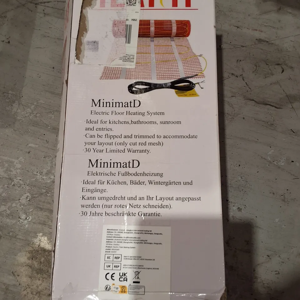 PALLET OF ASSORTED HOUSEHOLD ITEMS TO INCLUDE PICTURE FRAMES,ELECTRIC FLOOR HEATING SYSTEM