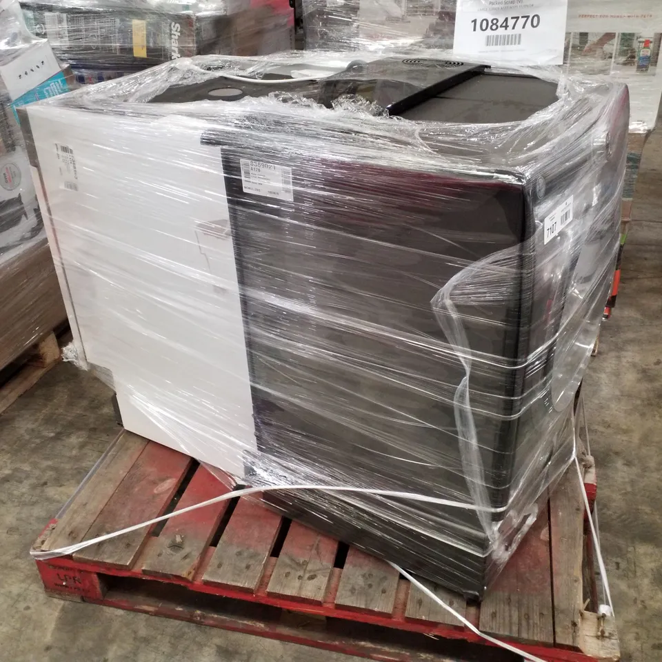MONTPELLIER INTEGRATED 60CM DISHWASHER WHITE AND HOOVER H-DRY 300 HLEH9A2TCEB FREESTANDING HEAT PUMP - UNPROCESSED RAW RETURNS