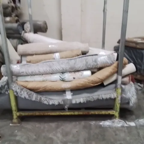 STILLAGE OF APPROXIMATELY 20 QUALITY DESIGNER RUGS