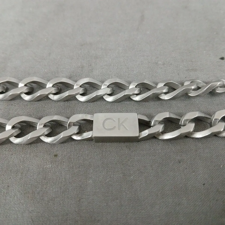 BOXED CALVIN KLEIN MEN'S STEEL CHAIN NECKLACE
