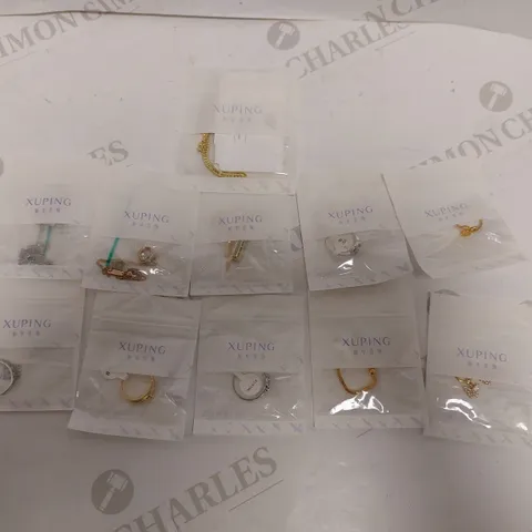BOX OF APPROXIMATELY 10 SEALED XUPING JEWELLERY ITEMS TO INCLUDE RINGS, BRACELETS, EARRINGS ETC