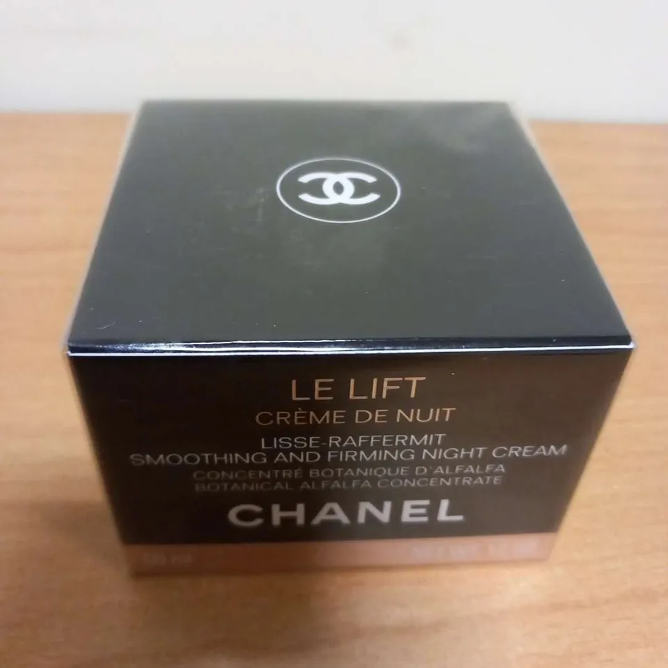 BOXED AND SEALED CHANEL LE LIFT CREME DE NUIT SMOOTHING AND FIRMING NIGHT CREAM 50ML