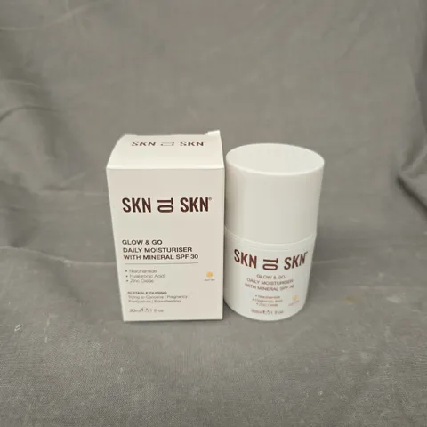 BOXED SKN TO SKN GLOW AND GO DAILY MOISTURISER - 30ML