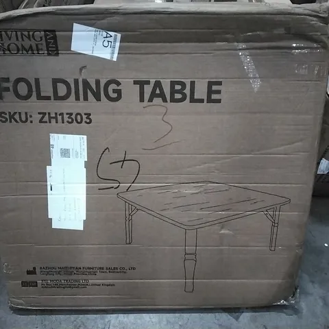 BOXED LIVING AND HOME FOLDING TABLE