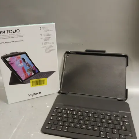 BOXED LOGITECH SLIM FOLIO BLUETOOTH KEYBOARD CASE FOR IPAD 7TH/8TH/9TH GEN