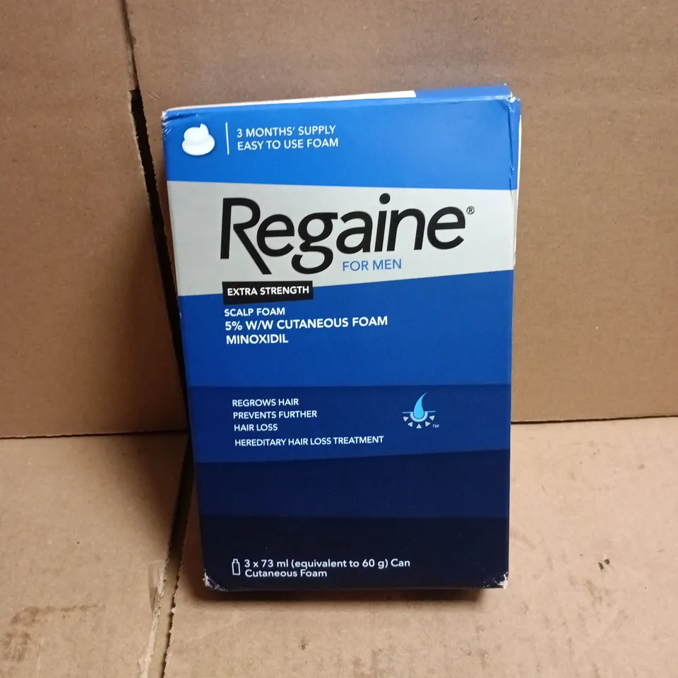 REGAINE FOR MEN EXTRA STRENGTH SCALP FOAM 5% 3 MONTHS SUPPLY
