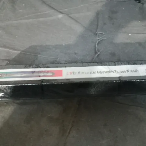 3/8 DR. MICROMETER ADJUSTABLE TORQUE WRENCH, 10–80 FT (BOXED)
