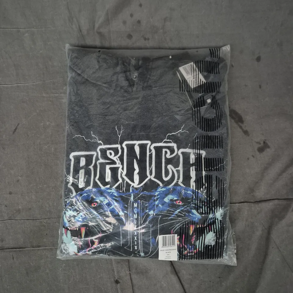BENCH GRAPHIC HOODIE IN DARK GREY SIZE XXL