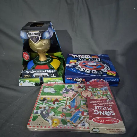 LARGE BOX OF ASSORTED TOYS AND GAMES