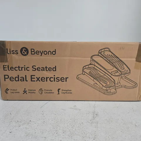 LISS & BEYOND ELECTRIC SEATED PEDAL EXERCISER (BOXED)