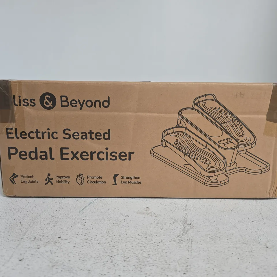 LISS & BEYOND ELECTRIC SEATED PEDAL EXERCISER (BOXED)