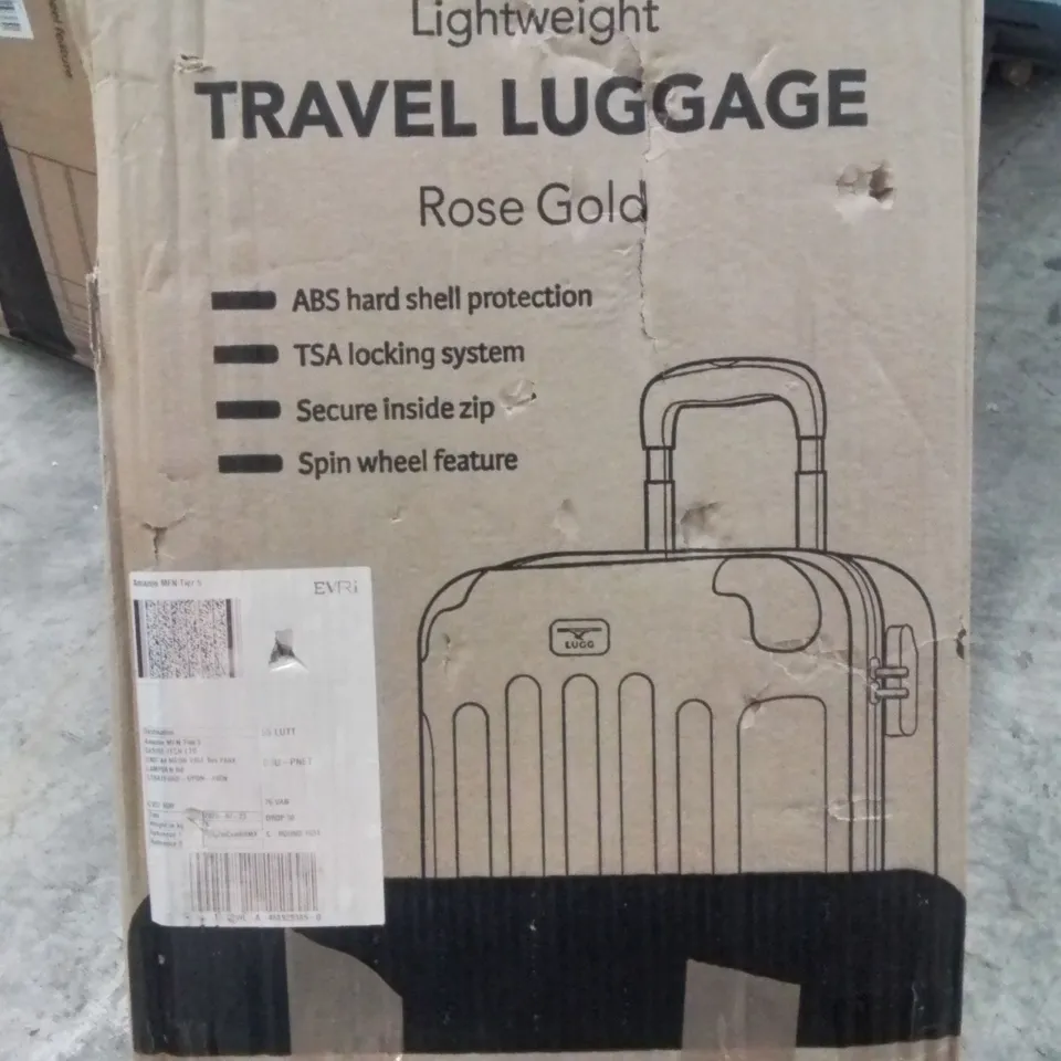 BOXED LUGG LIGHTWEIGHT TRAVEL LUGGAGE