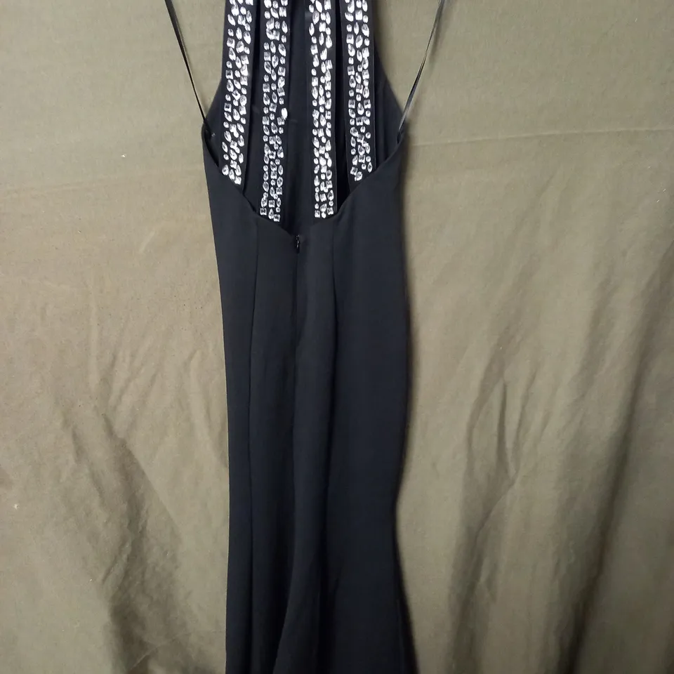 QUIZ BLACK MAXI DRESS - SIZE UNSPECIFIED