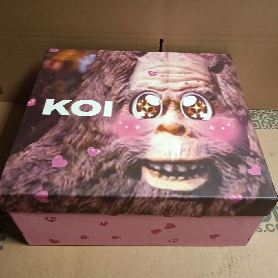 BOXED KOI FAMILY PASTEL PINK PLATFORM BOOTS - UK6