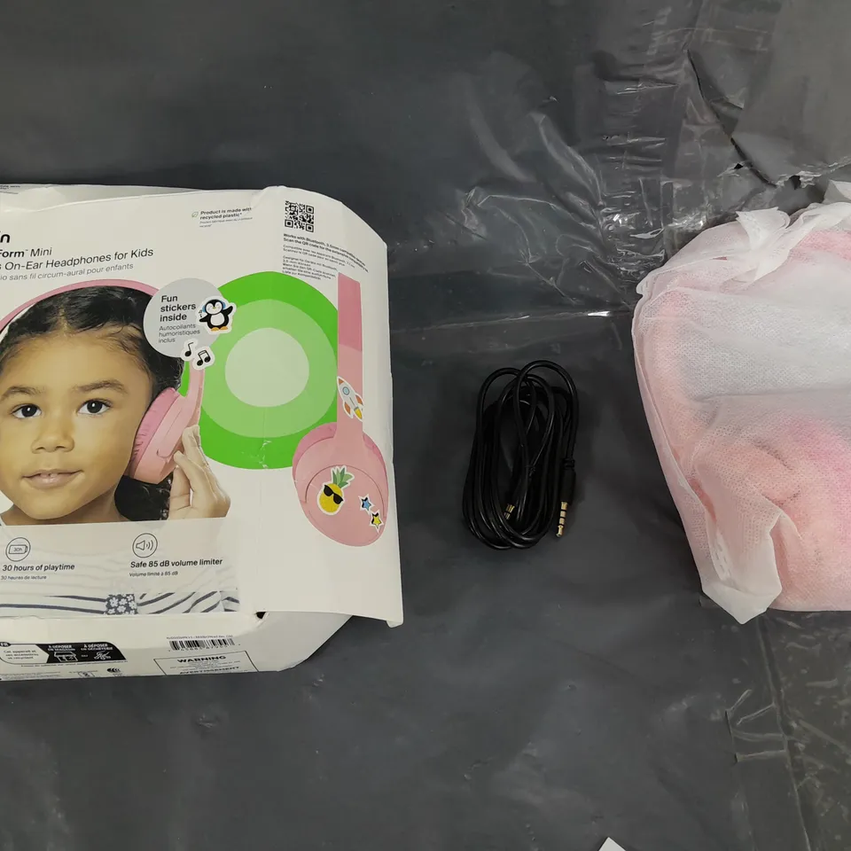 BELKIN PINK SOUNDFORM KIDS HEADPHONES