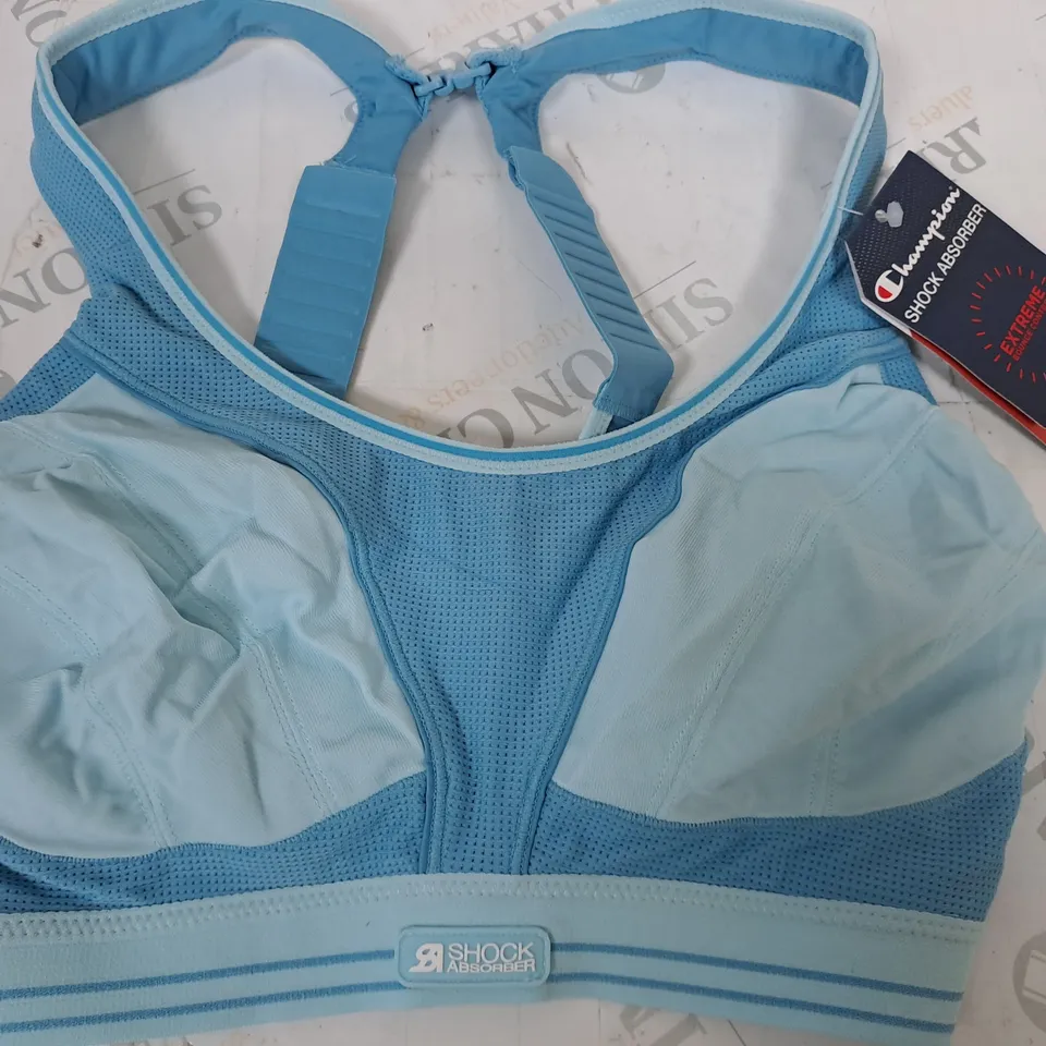 CHAMPION SHOCK ABSORBER BLUE SPORTS BRA - 34DD