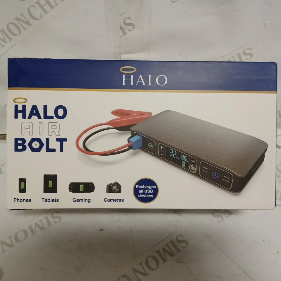 HALO BOLT AIR PORTABLE CHARGER 