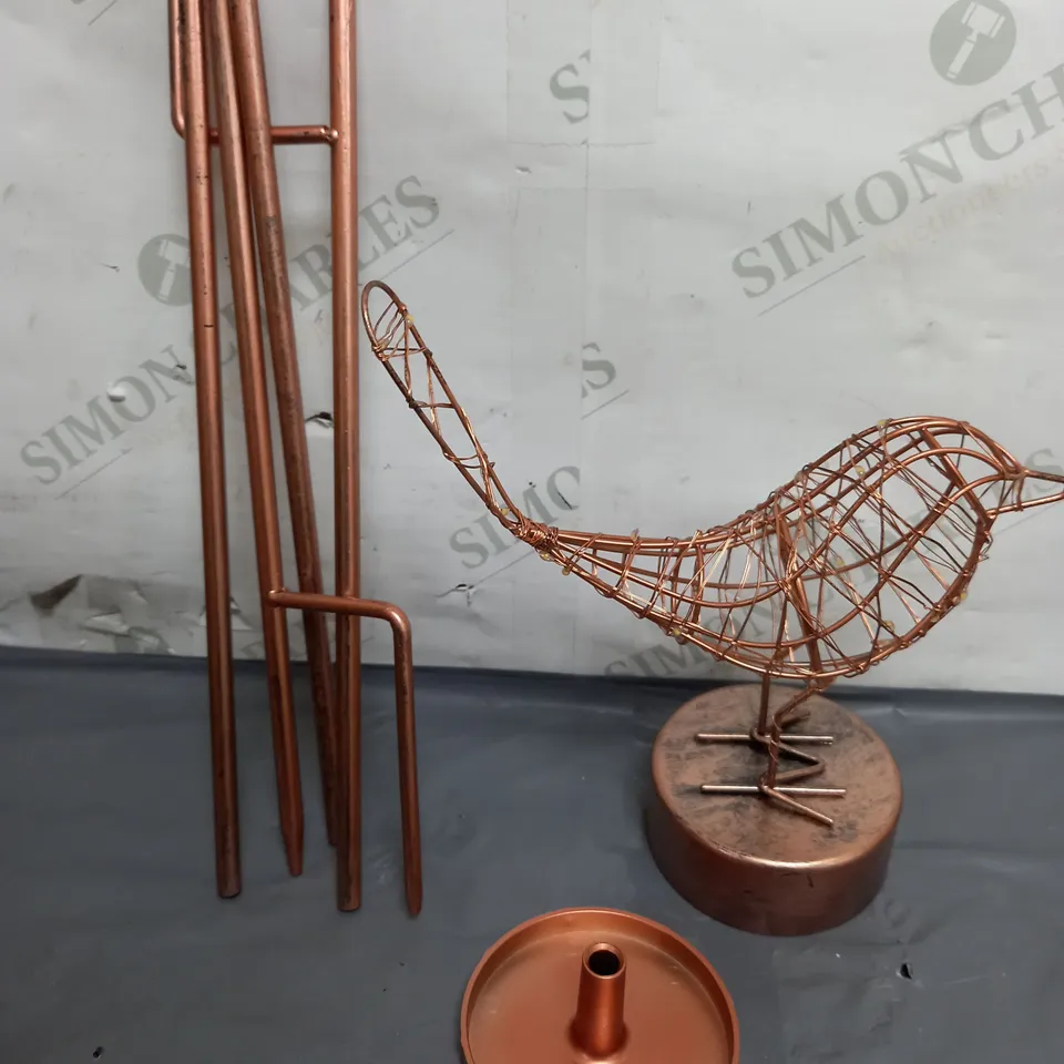 LUXFORM SET OF 2 BATTERY OPERATED LED BIRDS WITH DETACHABLE STAKES