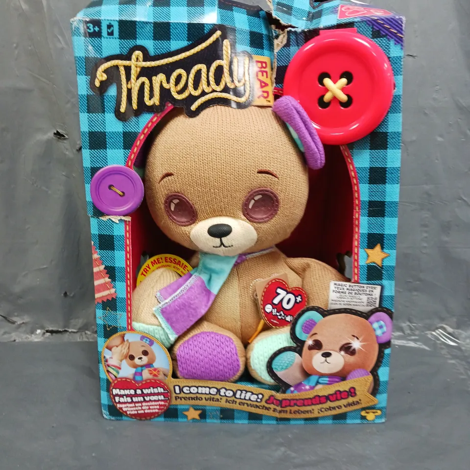 THREADY BEAR INTERACTIVE TOY  RRP £59.99