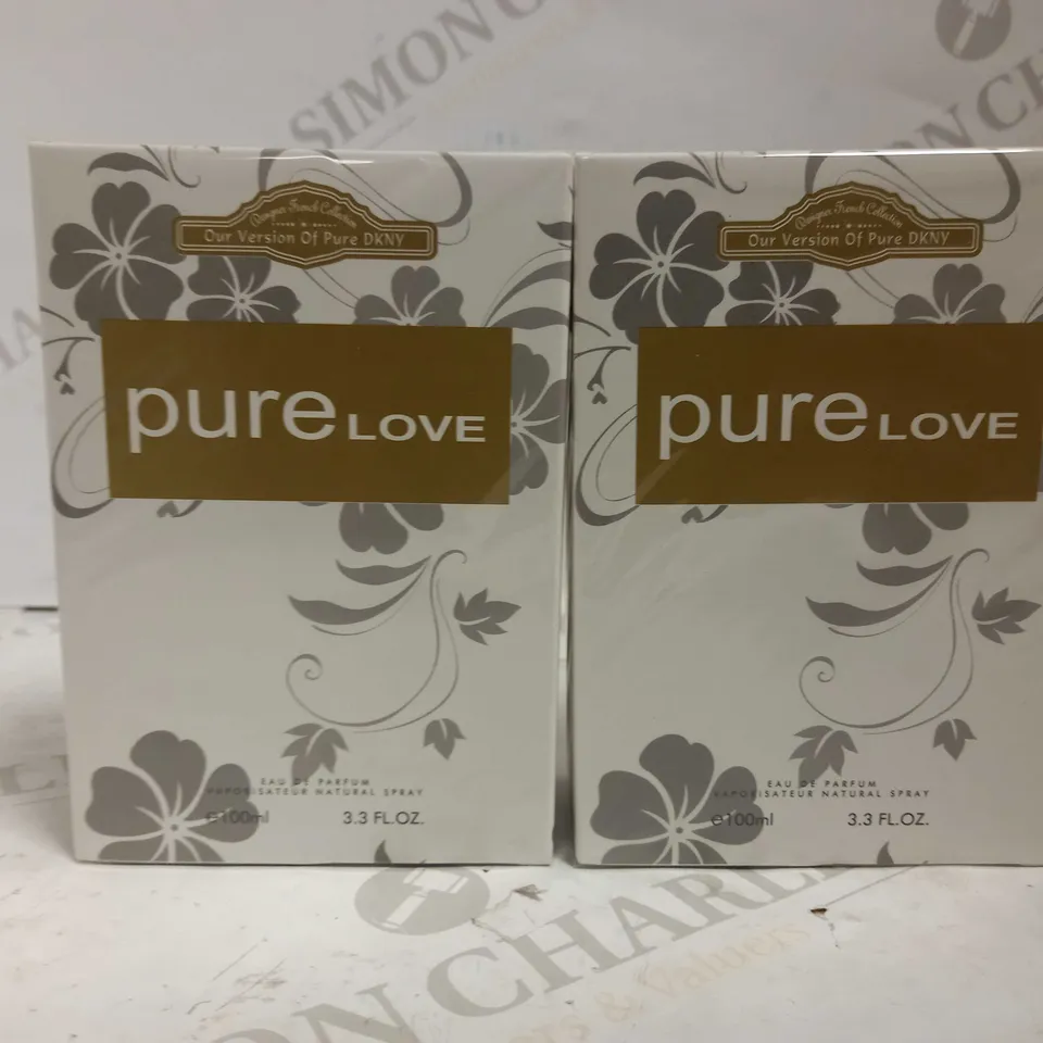 LOT OF 12 DFC PURE LOVE EDP 100ML