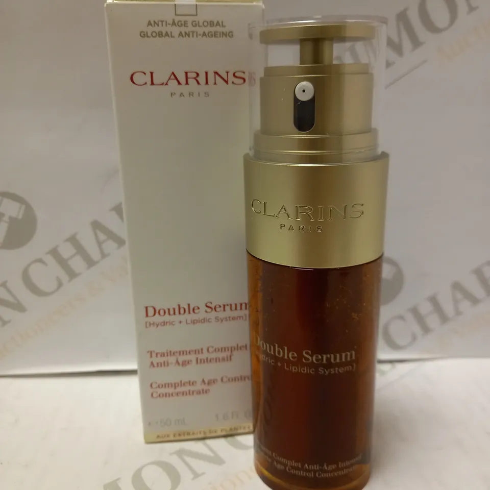 CLARINS ANTI AGING DOUBLE SERUM COMPLETE AGE CONTROL CONCENTRATE 50ML