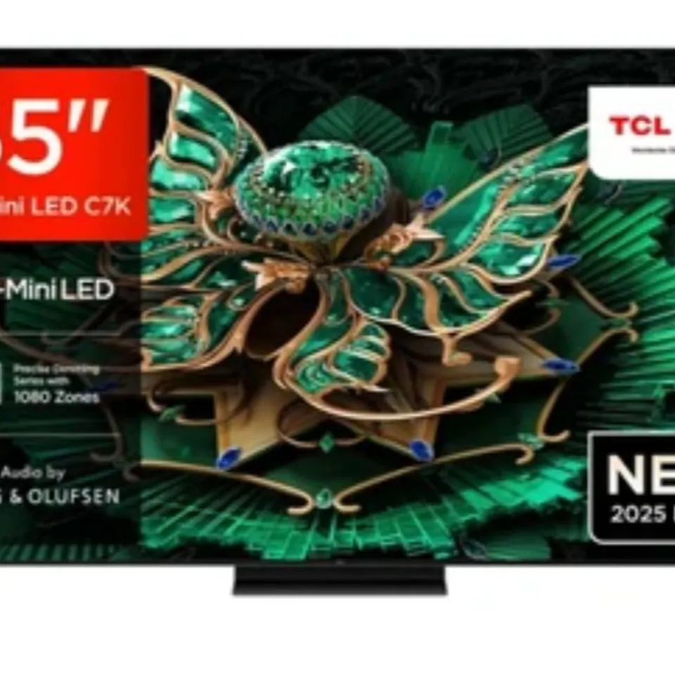 TCL 65C7K UK  65 INCH QD-MINI LED 4K ULTRA HD HDR SMART TV