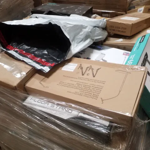 PALLET CONTAINING ASSORTED MOUNTS/STANDS FOR TVS, MONITORS, PHONES & TABLETS