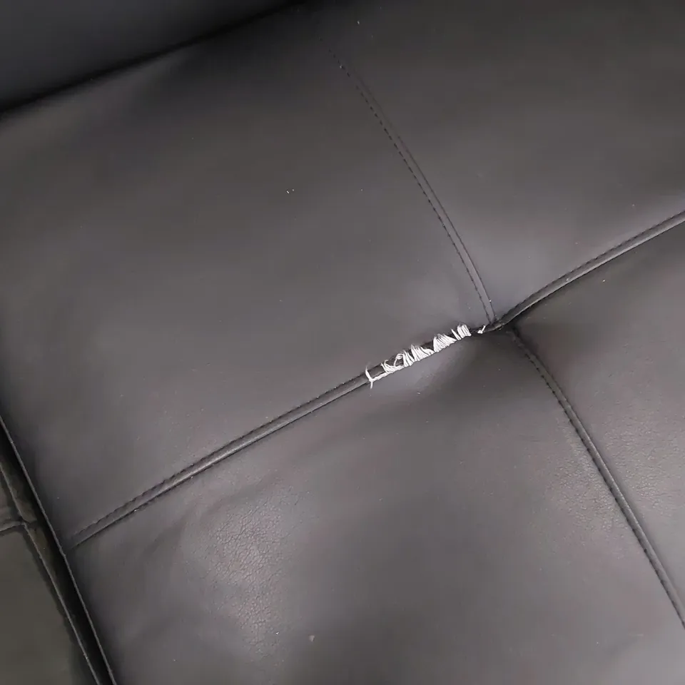 DESIGNER CLICK CLACK SOFABED BLACK FAUX LEATHER