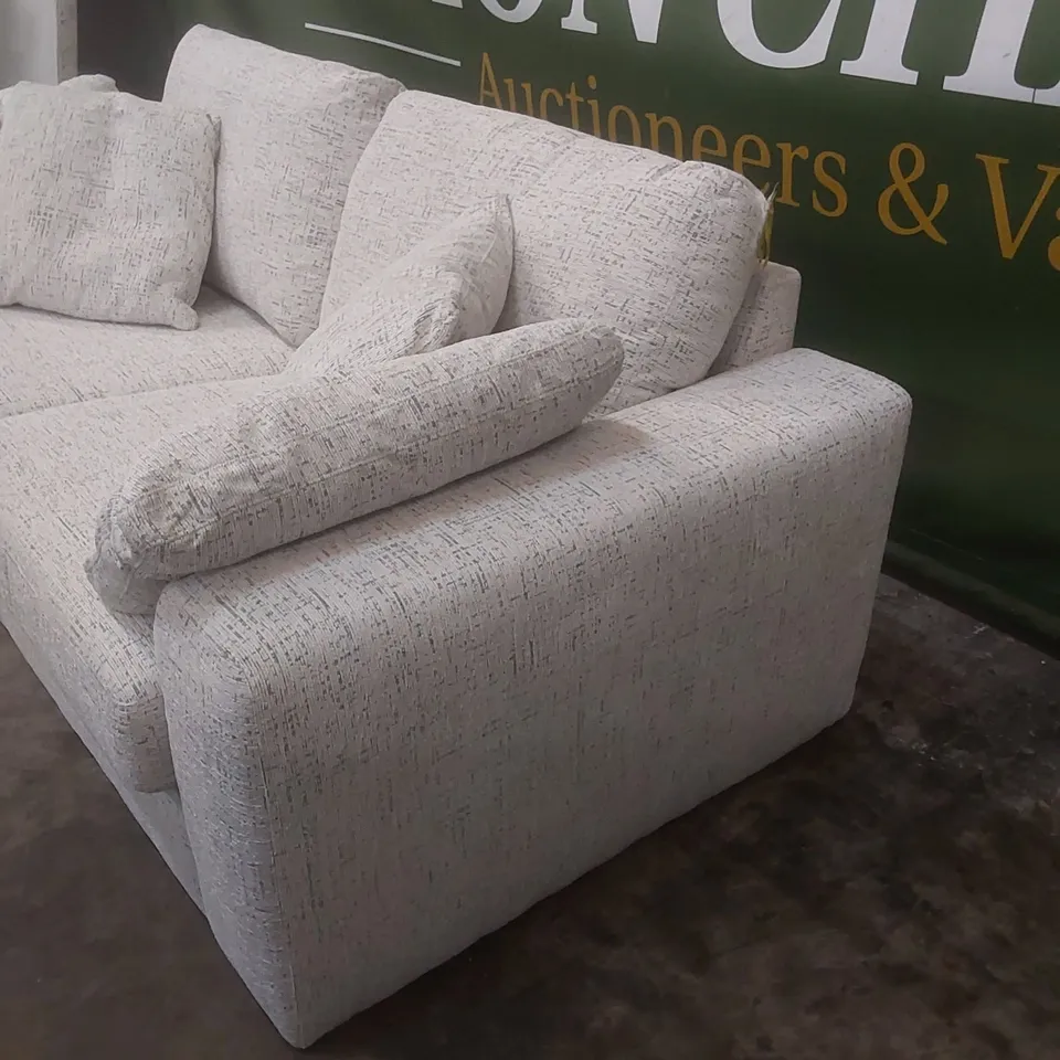 DESIGNER AMY 3 SEATER FABRIC UPHOLSTERED SOFA