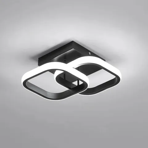 BOXED LUEBBBERT CEILING LIGHT 23.5CM LED INTEGRATED SEMI FLUSH MOUNT LAMP
