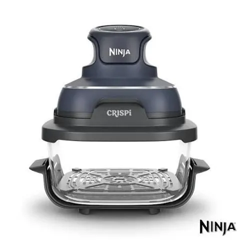 BOXED NINJA CRISPI 4 IN 1 PORTABLE GLASS AIR FRYER