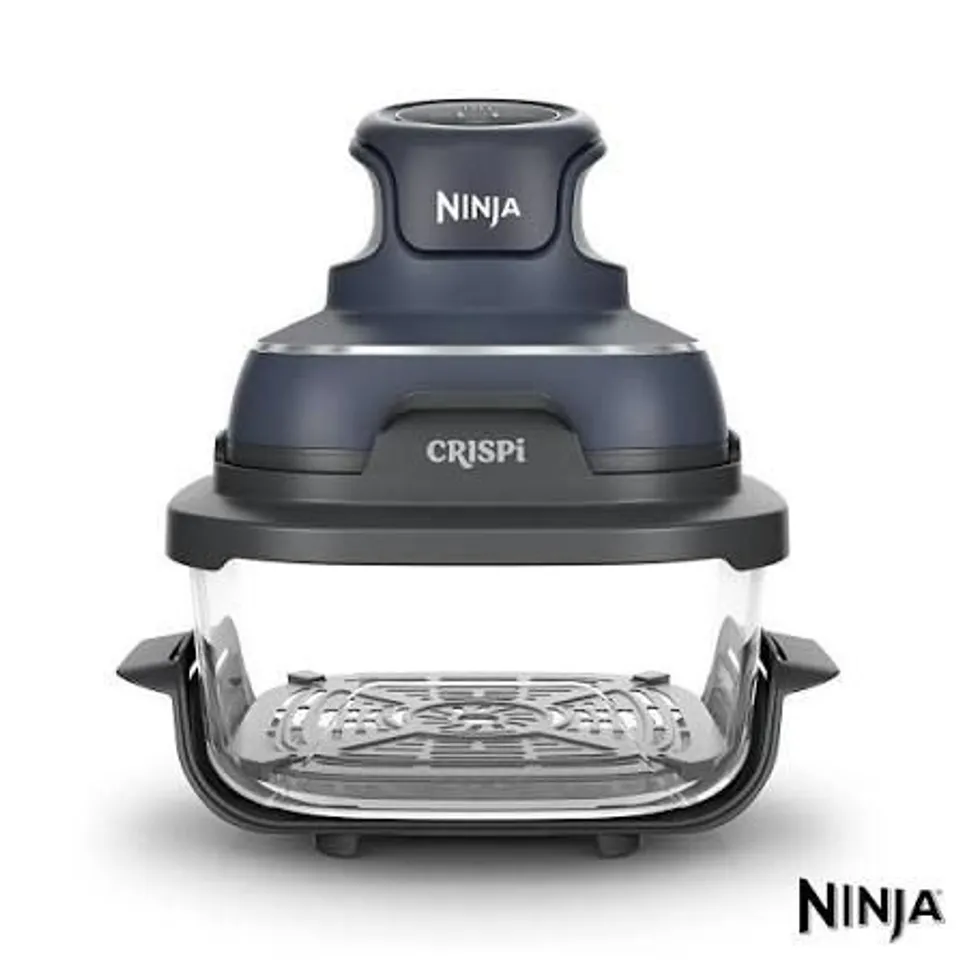 BOXED NINJA CRISPI 4 IN 1 PORTABLE GLASS AIR FRYER