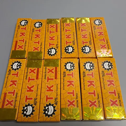 LOT OF 12 TKTX NUMBING CREAMS