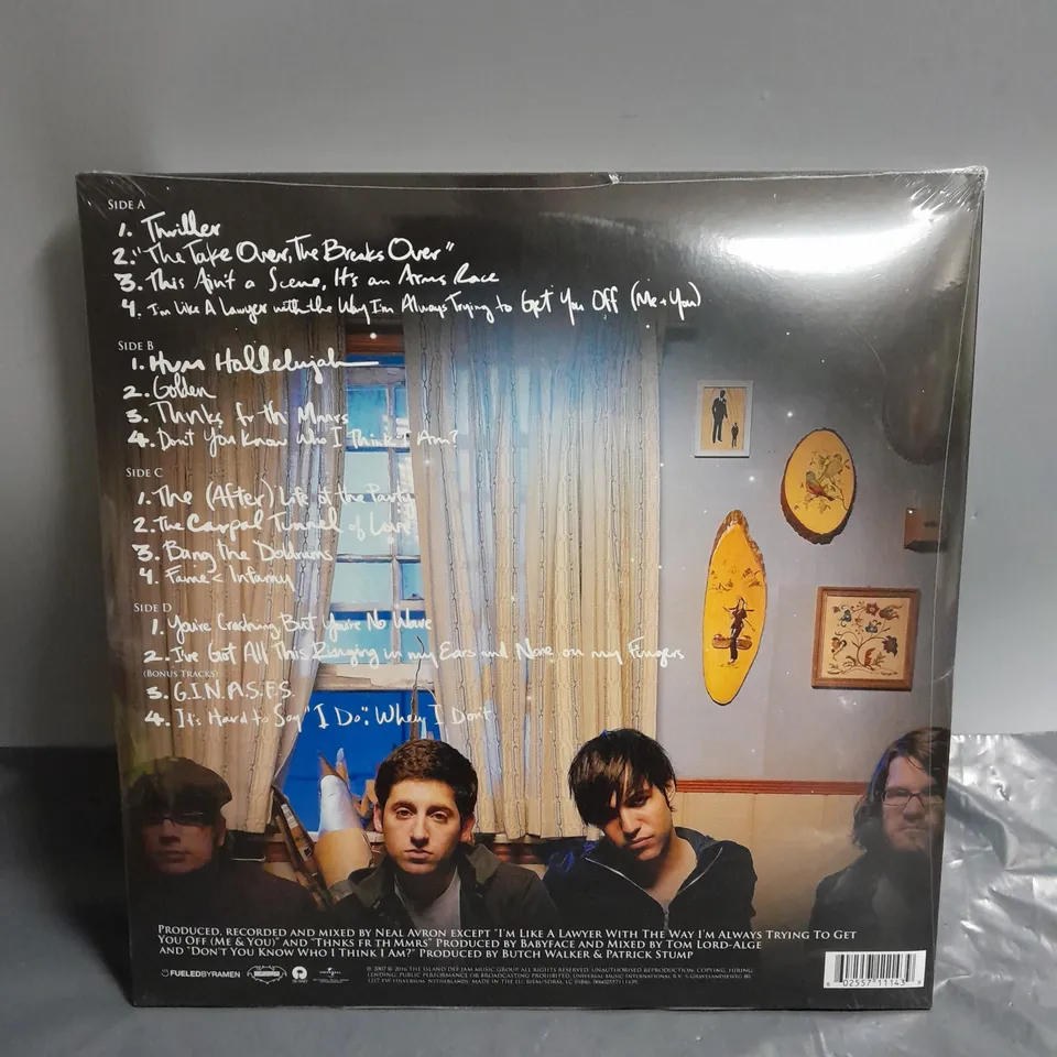 SEALED FALL OUT BOY - INFINITY ON HIGH [VINYL]