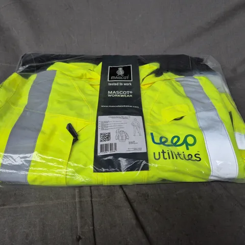 MASCOT WORKWEAR HI-VIS JACKET – NEON YELLOW SIZE M