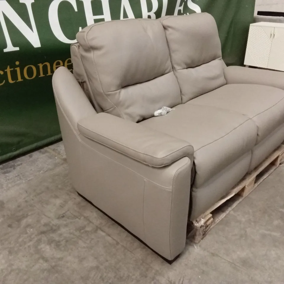 QUALITY DESIGNER ITALIAN MADE AVOLA 2 SEATER LEATHER LOVESEAT SOFA