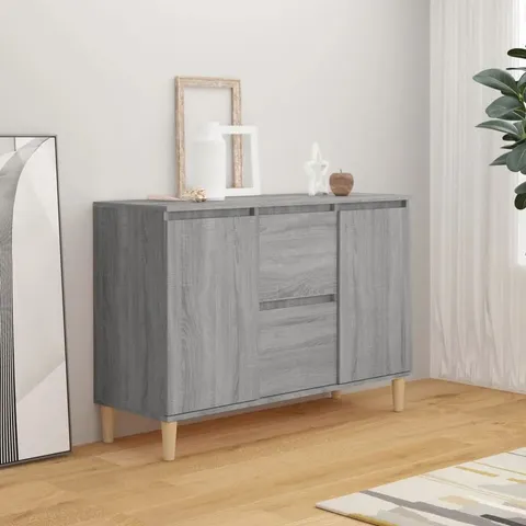 BOXED SKELTINCLEVELAND SIDEBOARD 101X35X70 CM ENGINEERED WOOD - GREY SONOMA (1 BOX)