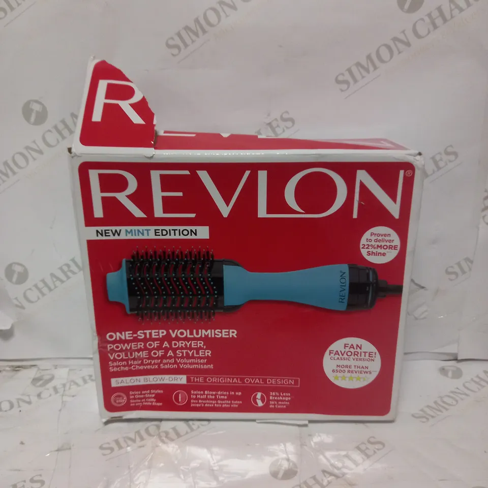 REVLON SALON HAIR DRYER AND VOLUMISER - MINT RRP £59.99