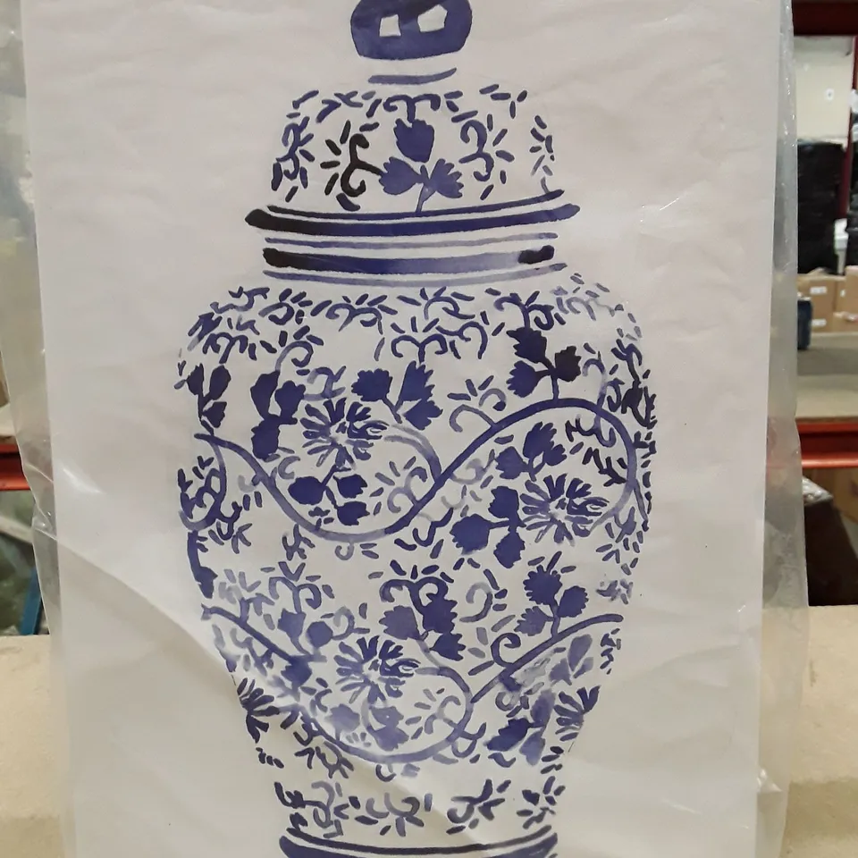 GINGER JAR I BY MERCEDES LOPEZ CHARRO - WRAPPED CANVAS PAINTING 