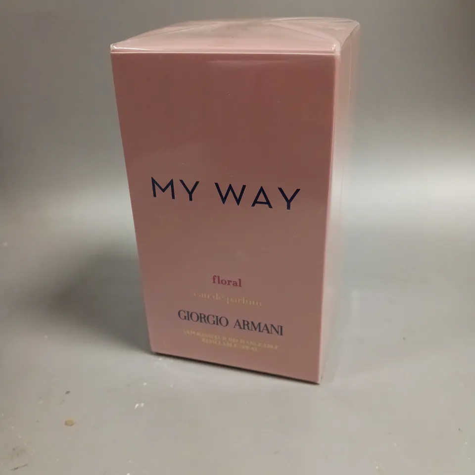 BOXED AND SEALED GIORGIO ARMANI MY WAY FLORAL EAU DE PARFUM 90ML