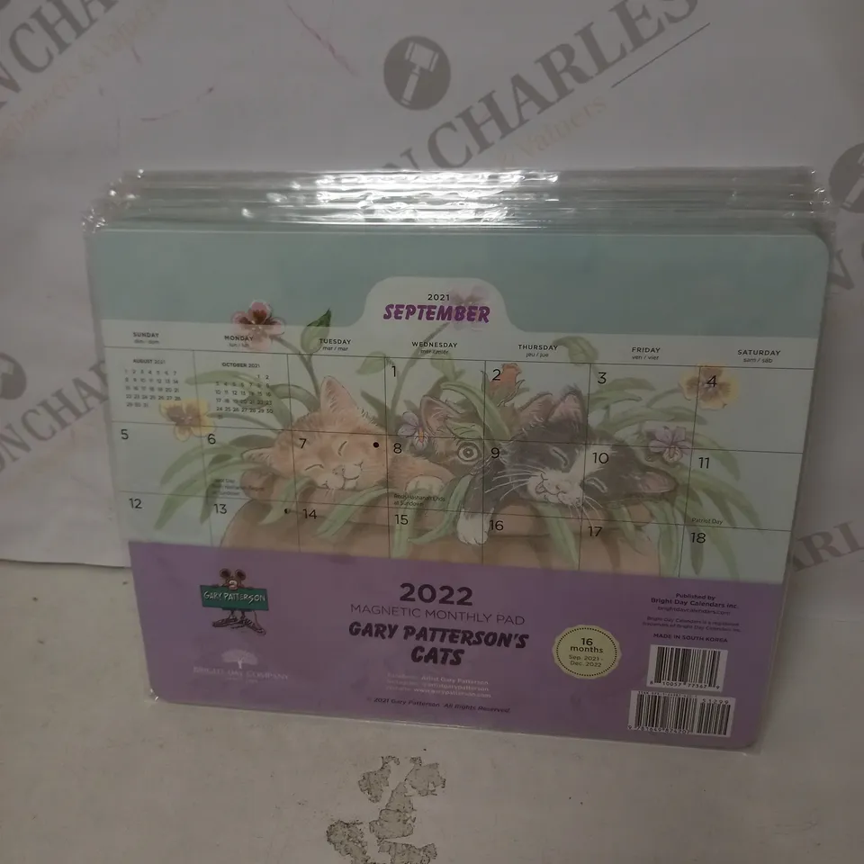 LOT OF 10 GARY PATTERSON'S CATS CALENDERS - 2022