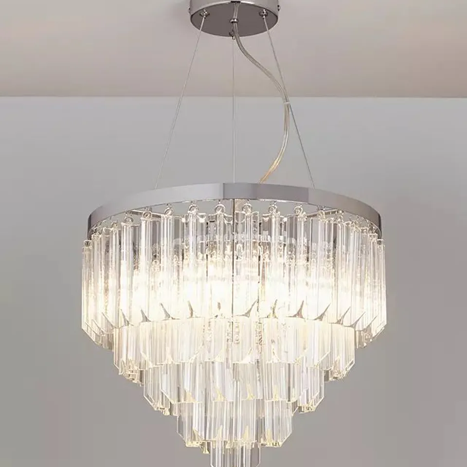 JOHN LEWIS MAKO GLASS CHANDELIER 