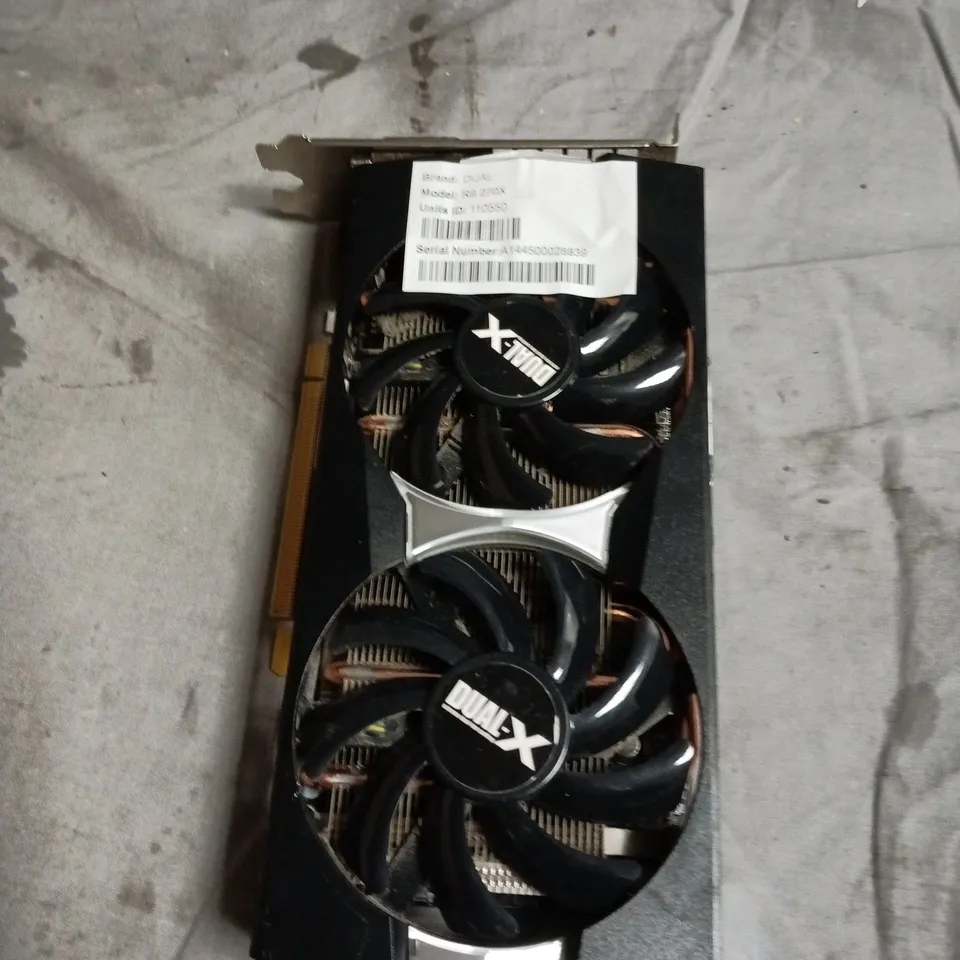 AMD RADEON R9 270X GRAPHICS CARD – DUAL‑FAN COOLER