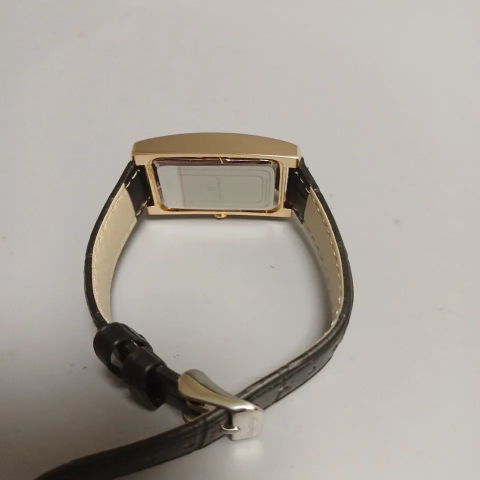 LADIES STOCKWELL WATCH – TEXTURED DIAL WITH SUB DIAL MINUTE HAND – LEATHER STRAP