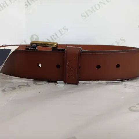 POLO RALPH LAUREN RYDER CUP BELT IN BROWN 