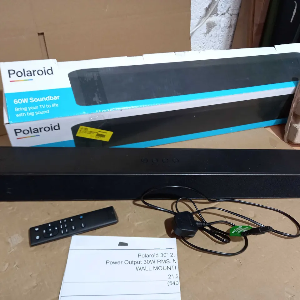 BOXED POLAROID 60W SOUNDBAR