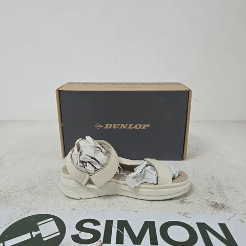 DUNLOP WOMENβS BEIGE STRAPPY SANDALS β BOXED EU SIZE 37