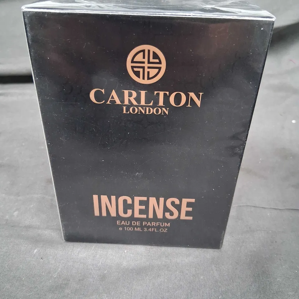 BOXED AND SEALED CARLTON LONDON INCENSE EAU DE PARFUM 100ML