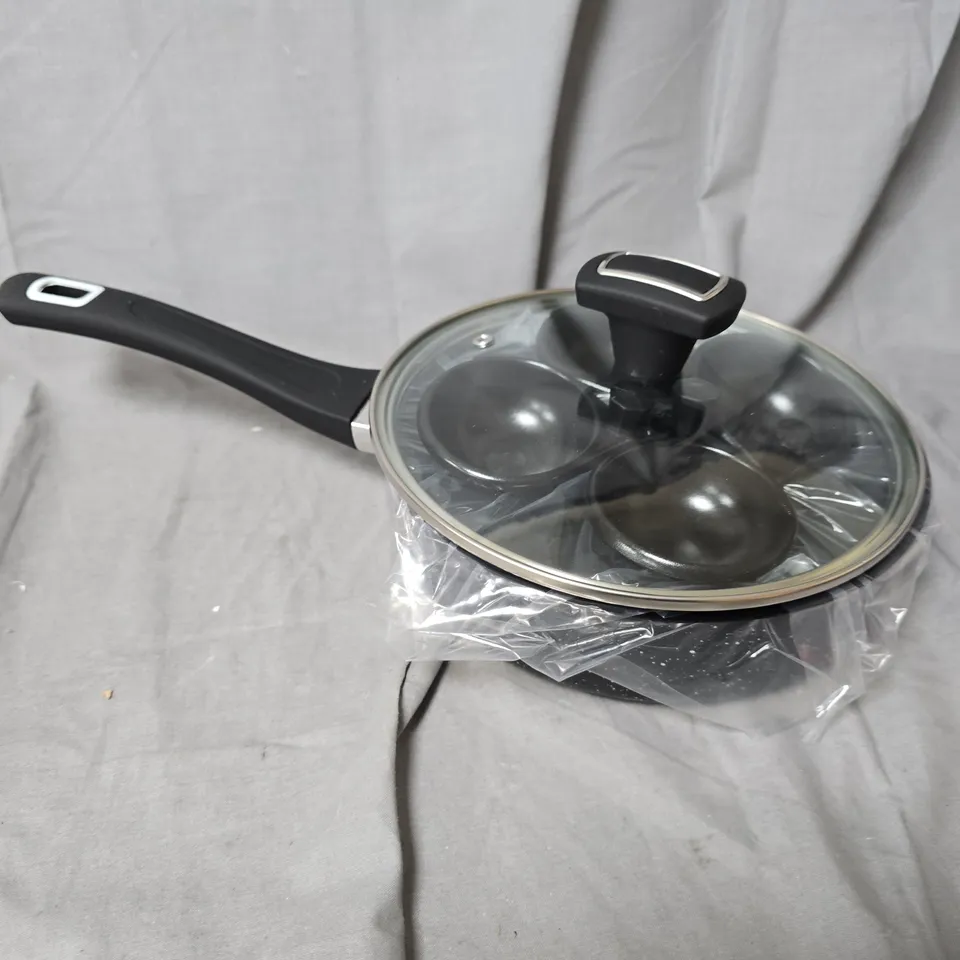 ROYAL CUISINE EGG POACHER WITH GLASS LID – BOXED