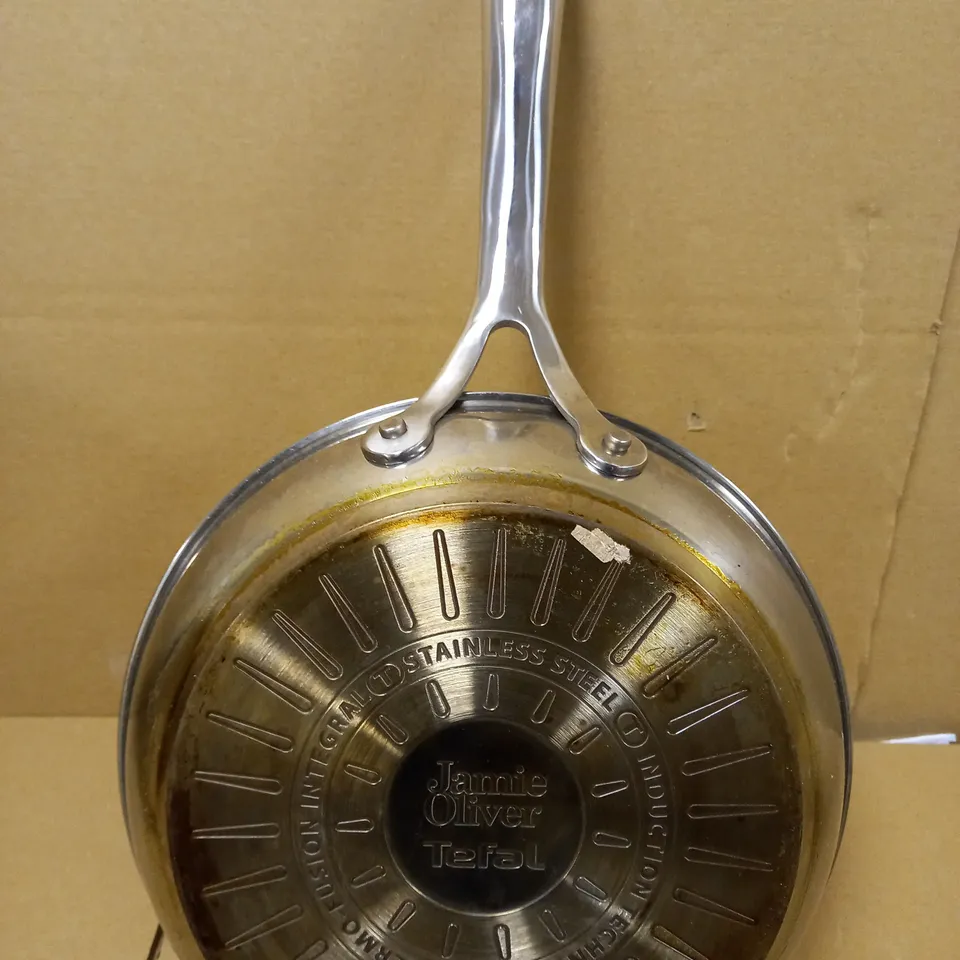TEFAL JAMIE OLIVER COOK'S DIRECT STAINLESS STEEL FRYING PAN 24CM